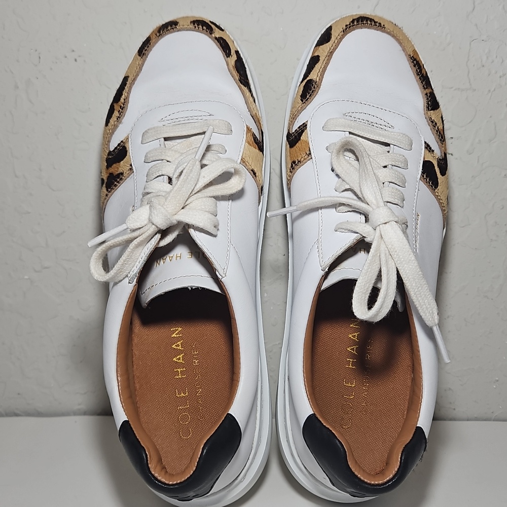Cole Haan Grandpro Rally Court Optic White/ Jaguar Sneakers, Size 8.5